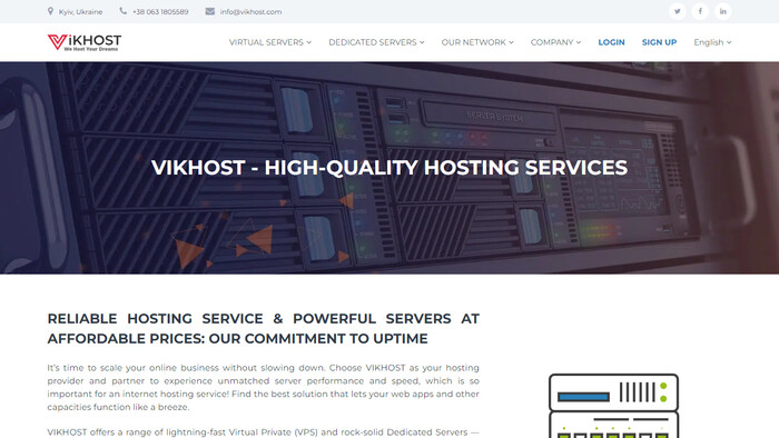 VIKHOST screenshot