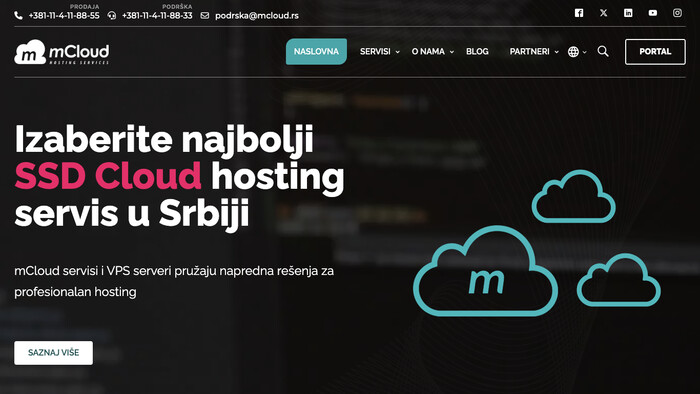 mCloud screenshot