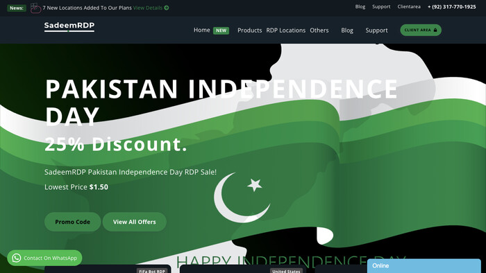 SadeemRDP screenshot