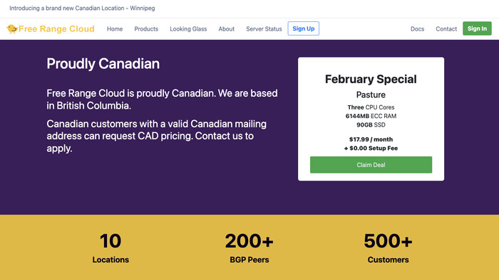 Free Range Cloud screenshot