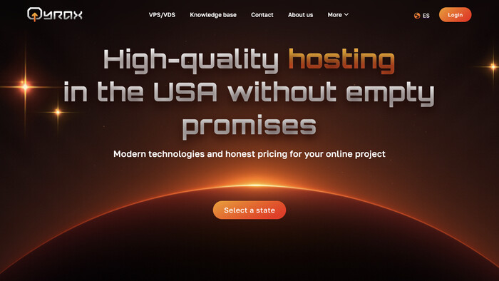 Qyrax screenshot