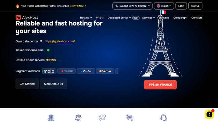 AlexHost screenshot