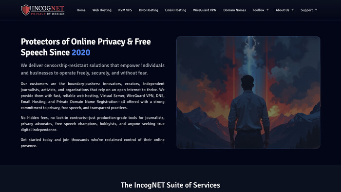 IncogNet screenshot