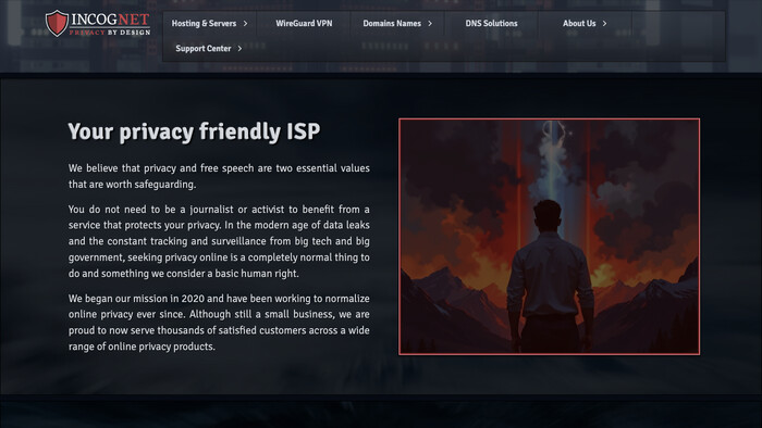 IncogNet screenshot