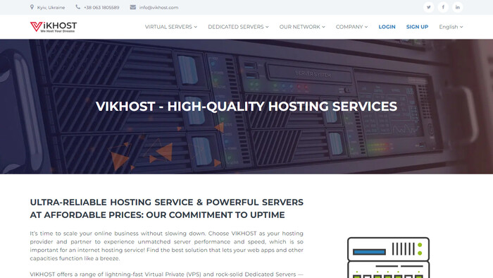 VIKHOST screenshot