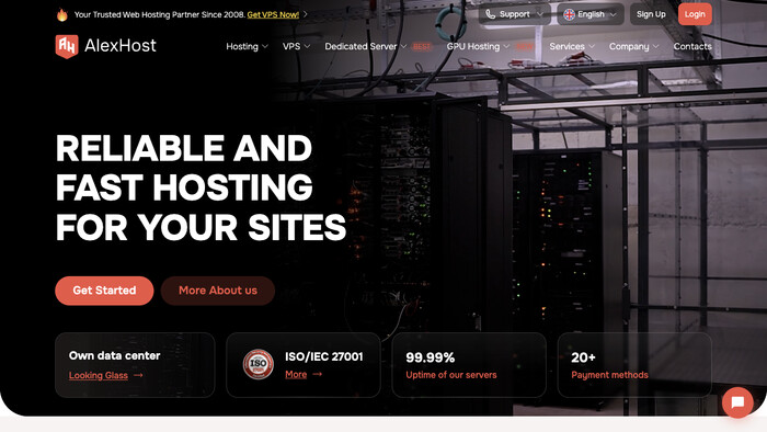 AlexHost screenshot