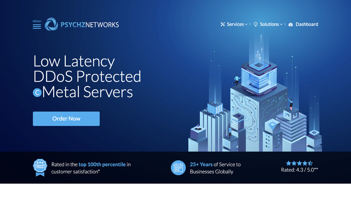 Psychz Networks screenshot