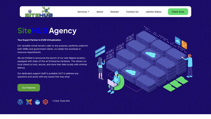 SiteHUB screenshot