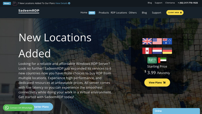 SadeemRDP screenshot