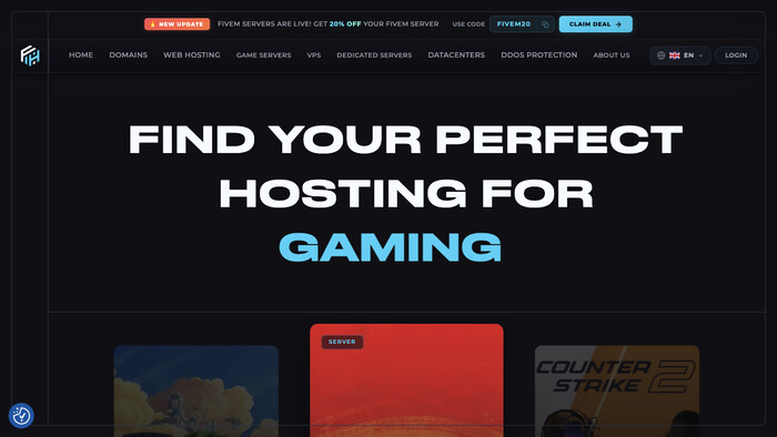 FreakHosting screenshot