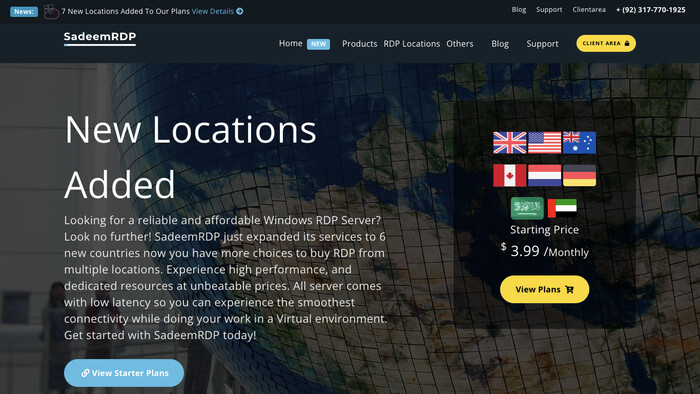 SadeemRDP screenshot