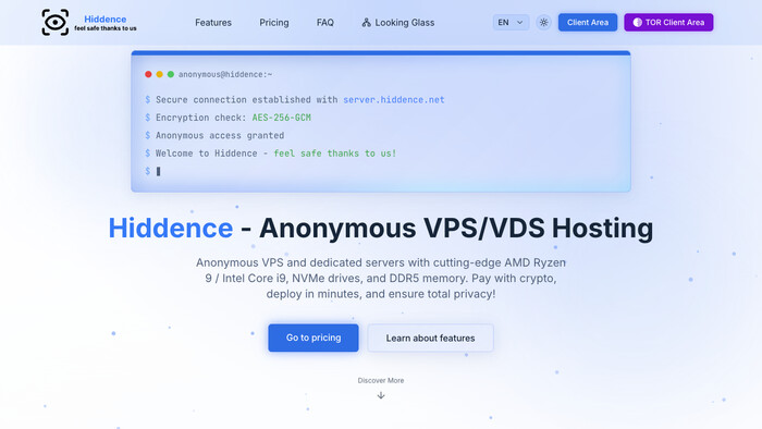 Hiddence screenshot
