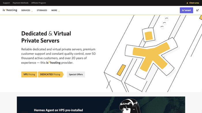 is*hosting screenshot