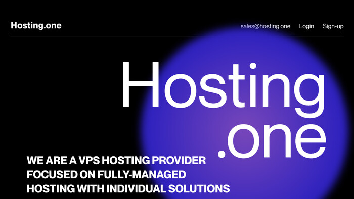 Hosting.one screenshot