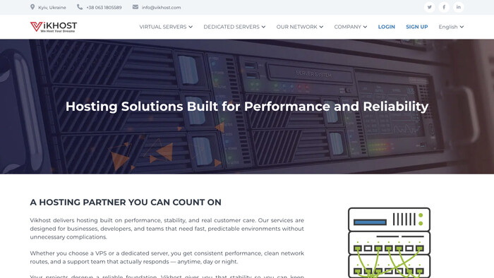 VIKHOST screenshot