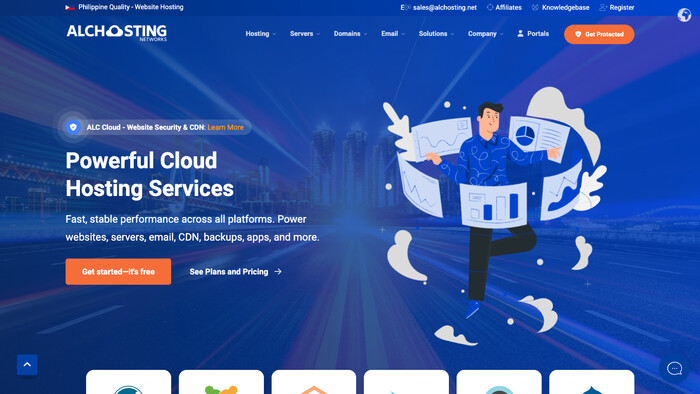 ALC Hosting Networks screenshot