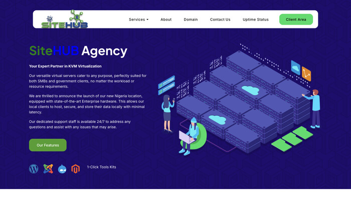 SiteHUB screenshot