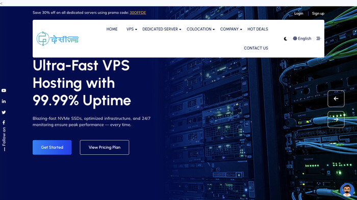 DesiVPS screenshot