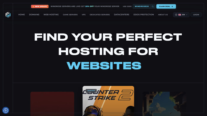 FreakHosting screenshot