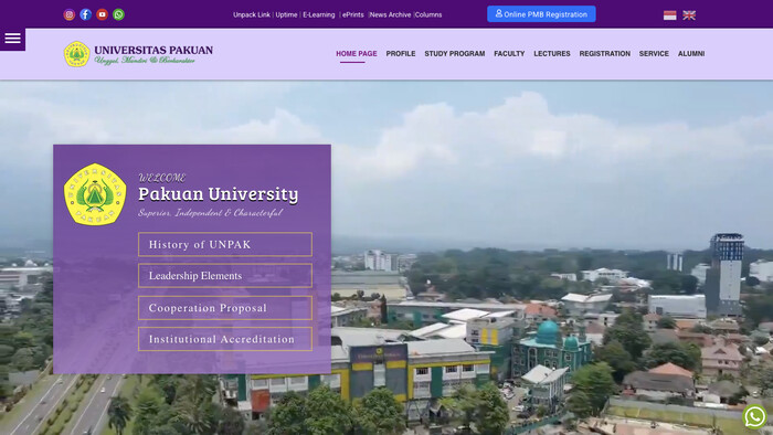 Universitas Pakuan screenshot