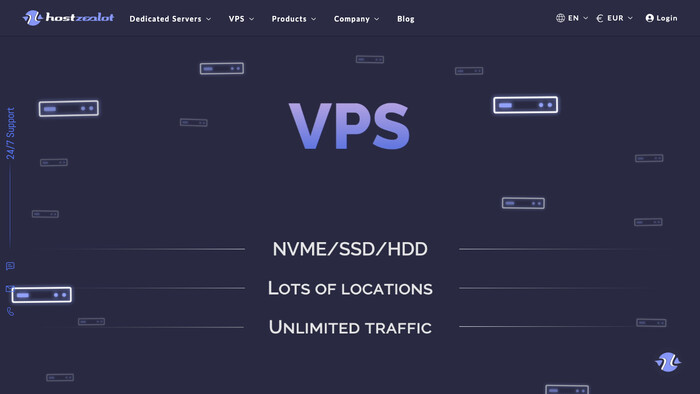 HostZealot screenshot