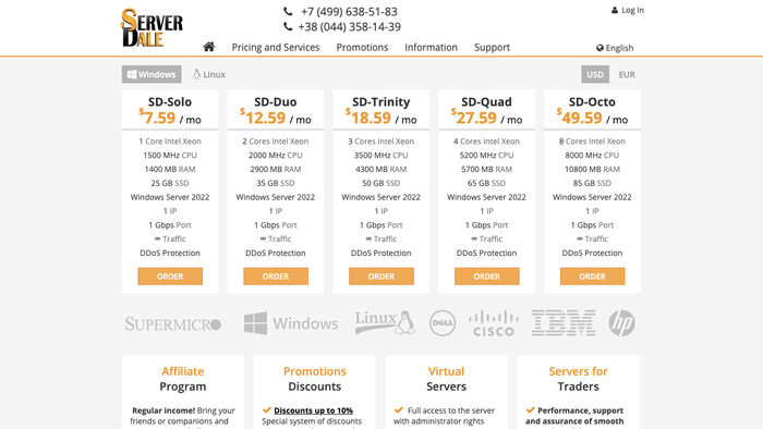 ServerDale screenshot