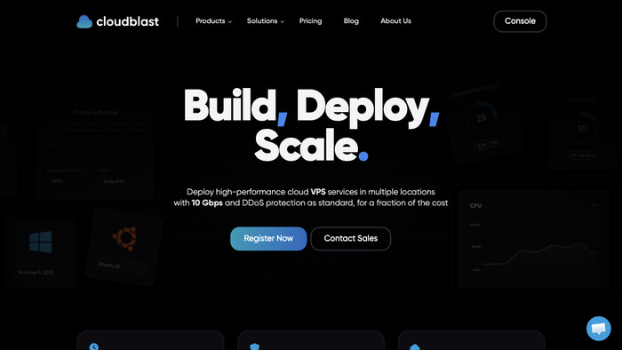 Cloudblast screenshot