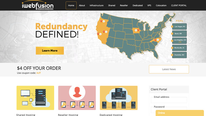 iWebFusion screenshot