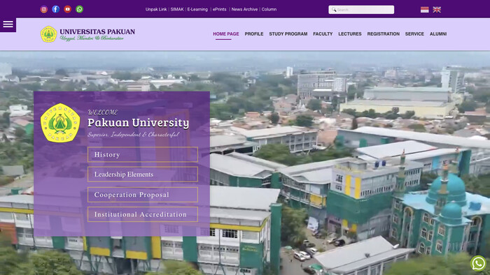 Universitas Pakuan screenshot