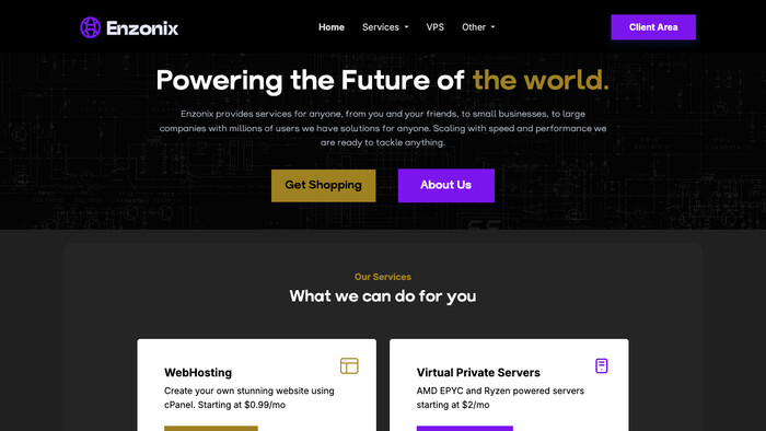 Enzonix screenshot
