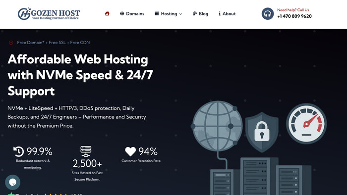 GoZENhost screenshot