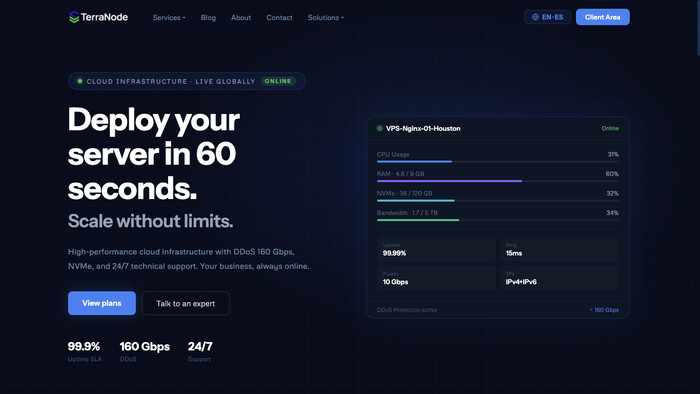 TerraNode screenshot