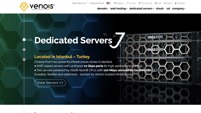 Venois Hosting screenshot
