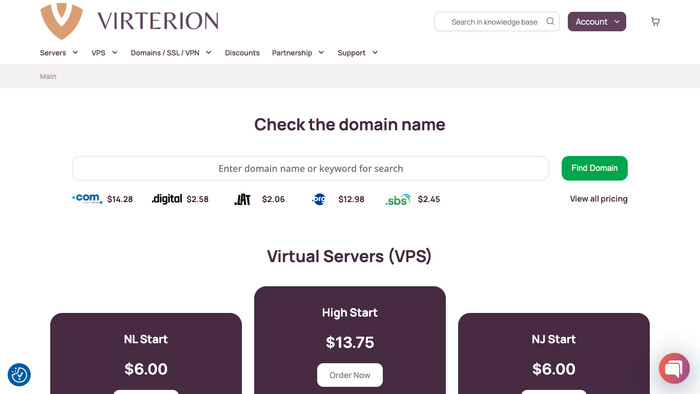 Virterion screenshot