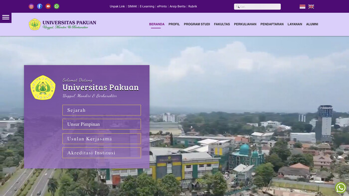 Universitas Pakuan screenshot
