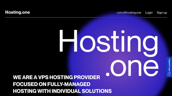 Hosting.one screenshot