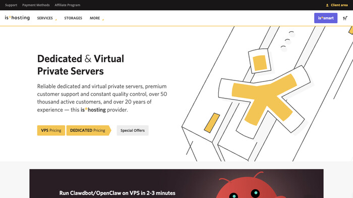 is*hosting screenshot