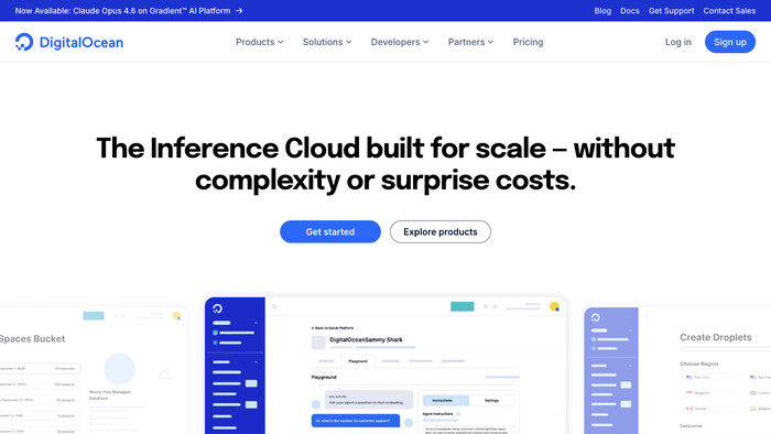 DigitalOcean screenshot