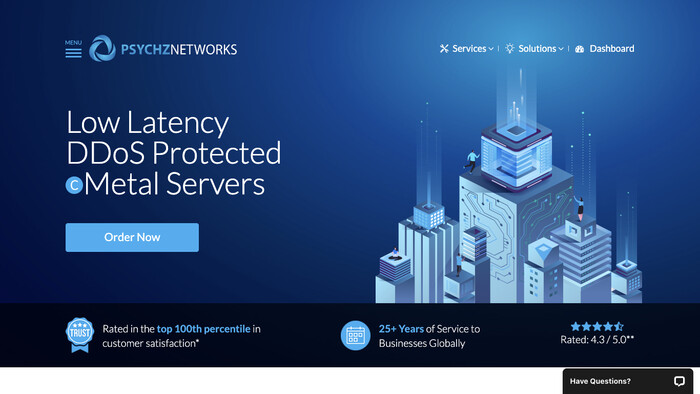 Psychz Networks screenshot