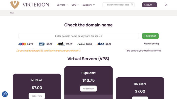 Virterion screenshot