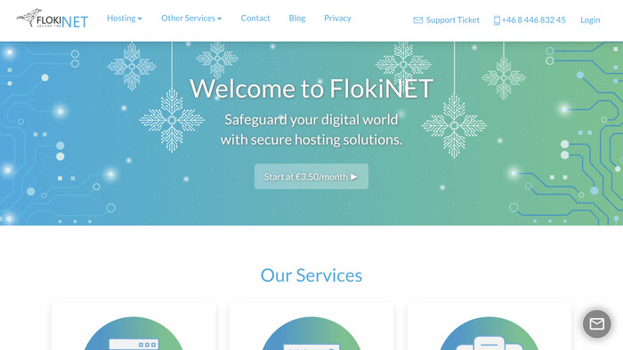 FlokiNET screenshot