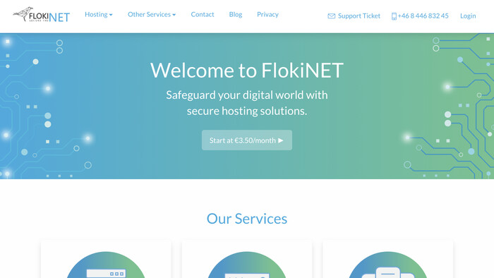 FlokiNET screenshot