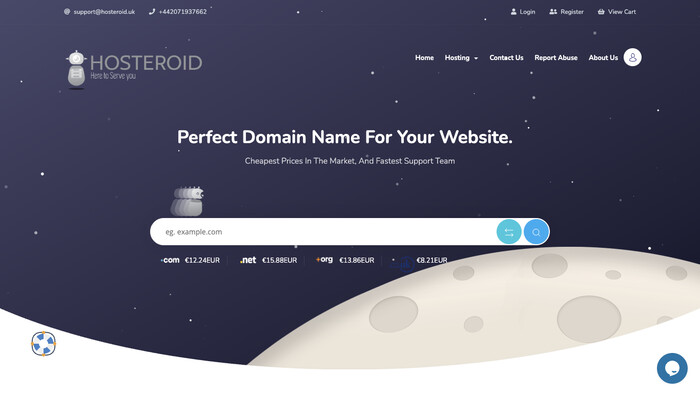 Hosteroid screenshot