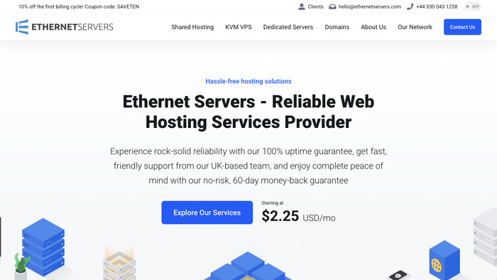 Ethernet Servers screenshot