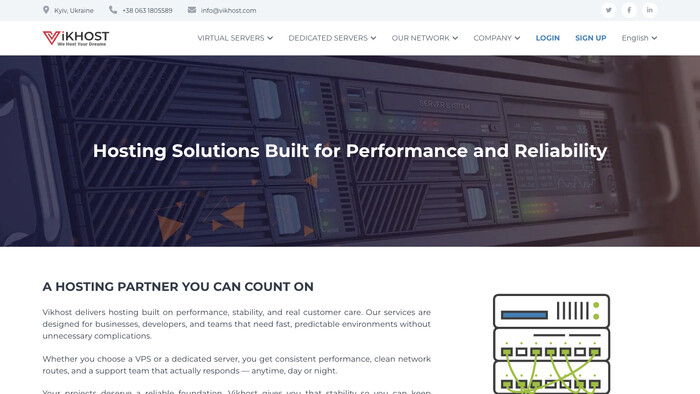 VIKHOST screenshot