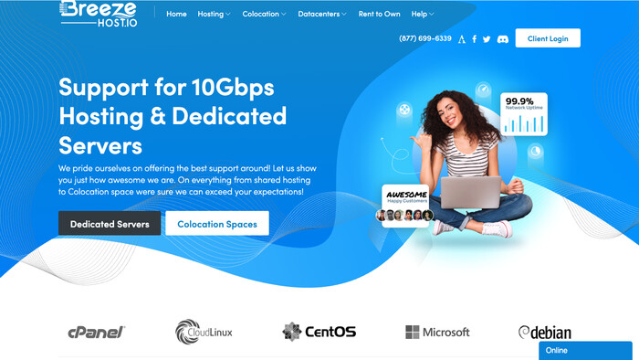 BreezeHost screenshot