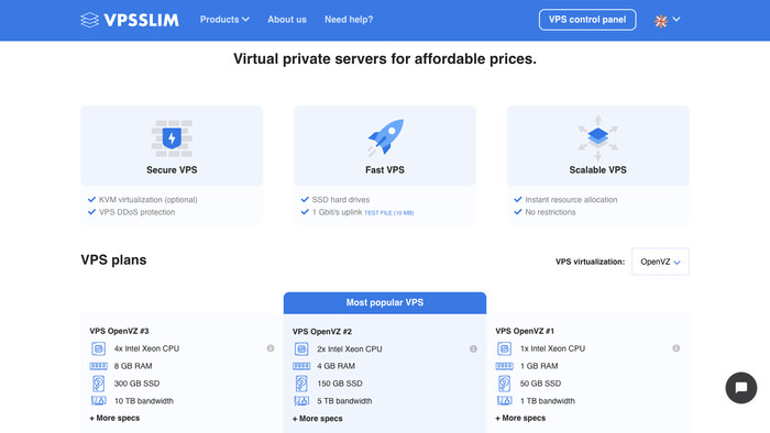 VPSslim screenshot