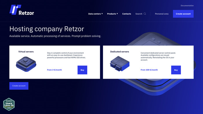 Retzor screenshot