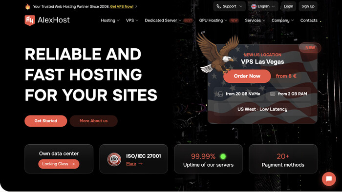 AlexHost screenshot