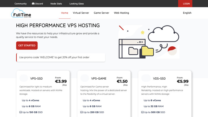 FullTime Hosting screenshot